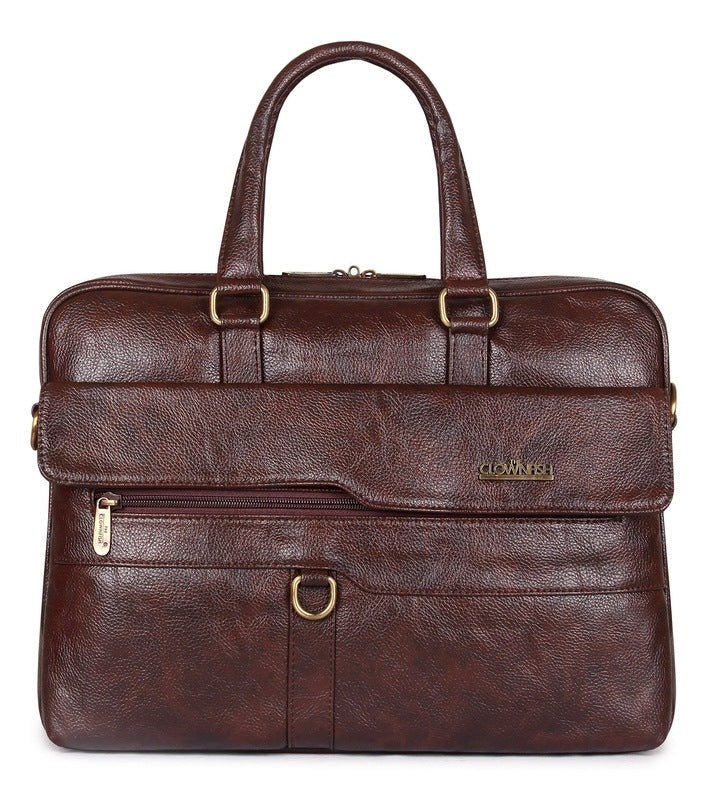 Clownfish Passion Laptop Briefcase - Durable leatherette