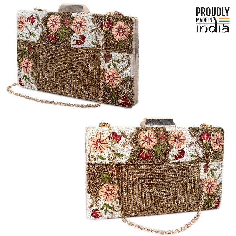 Clownfish Senorita - Brown evening bag for events