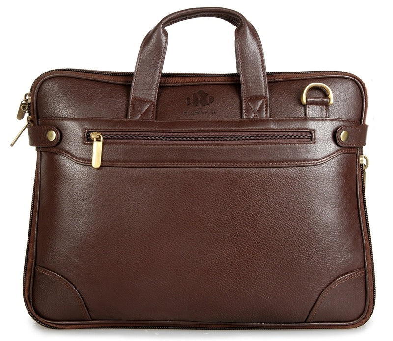 Clownfish leather laptop case - stylish protection
