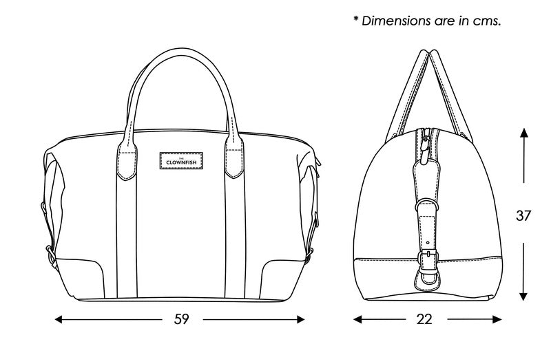 Clownfish Canvas Duffle - Perfect for Travel