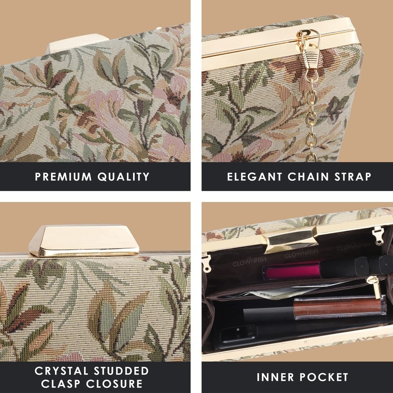 Clownfish Estella Clutch - Evening Party Accessory
