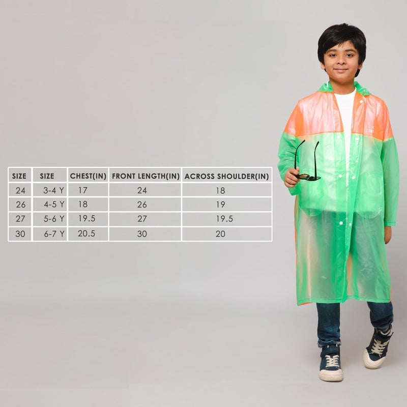 Clownfish Puddle Jumper - Kids waterproof raincoat for camping