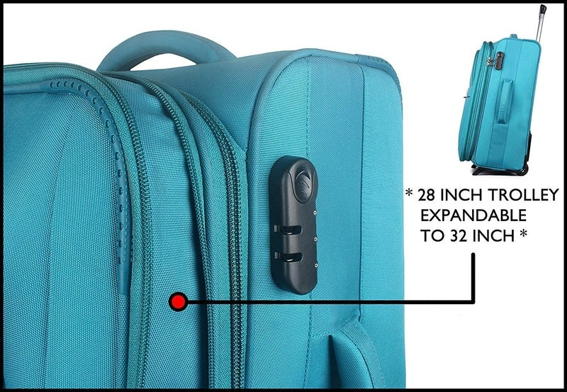 Clownfish Turquoise Softsided Suitcase - Business Travel