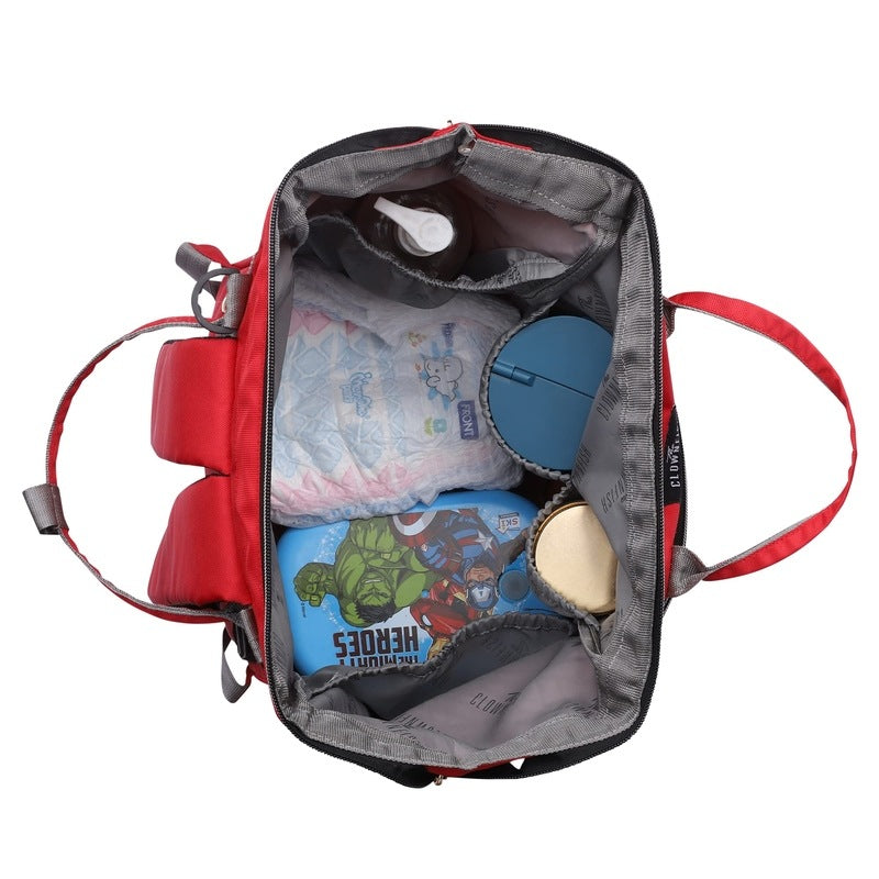 Clownfish Red Diaper Dash Bag - parent-friendly