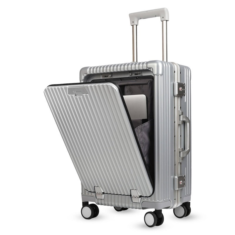 THE CLOWNFISH Ambassador Series Carry-On Luggage Polycarbonate Hard Ca