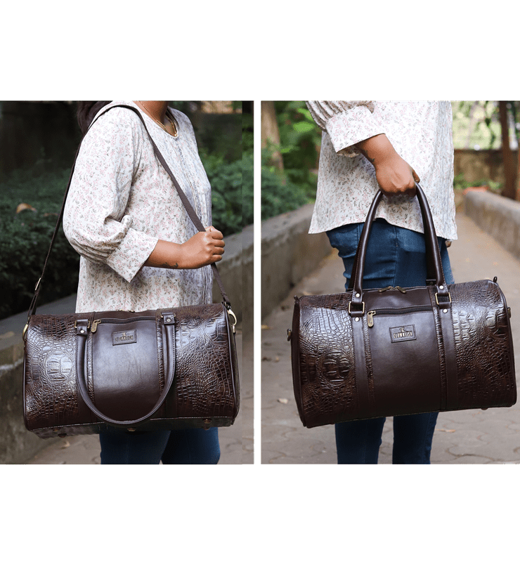 Clownfish leather top bag