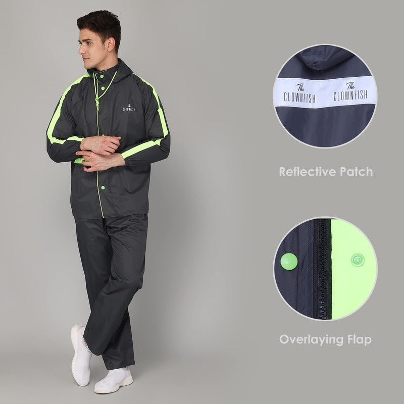 Clownfish Men's Reversible Raincoat - Outdoor adventures