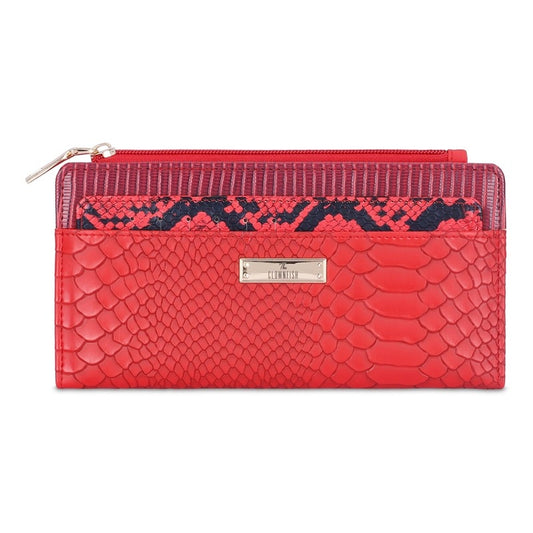 Clownfish faux leather wallet - elegant office accessory