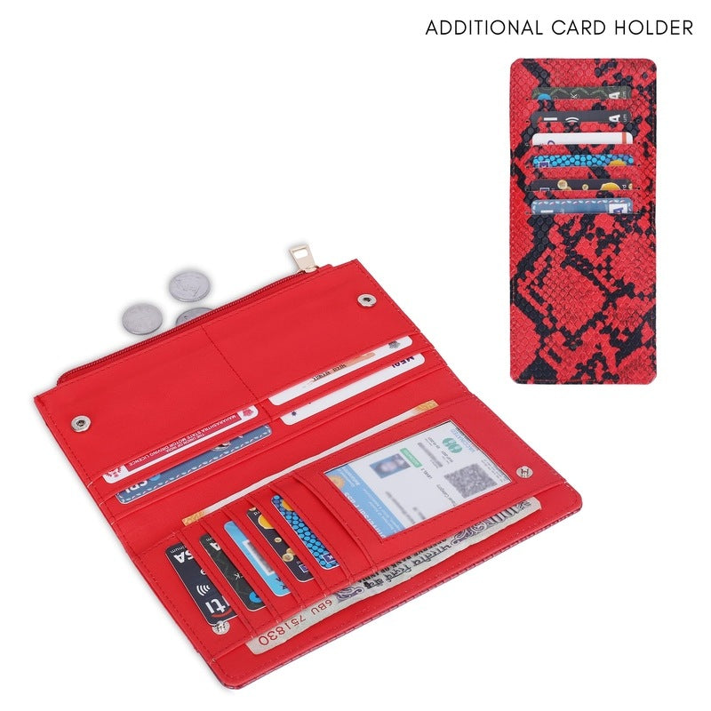 Clownfish crimson wallet - ideal for shopping trips