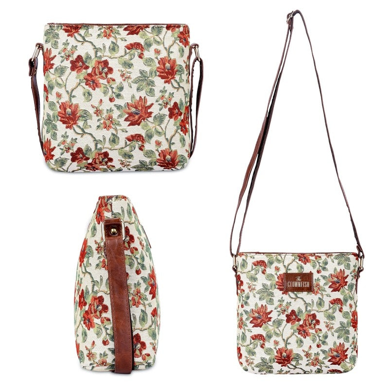Clownfish Lorna Tapestry Handbag - Stylish floral design