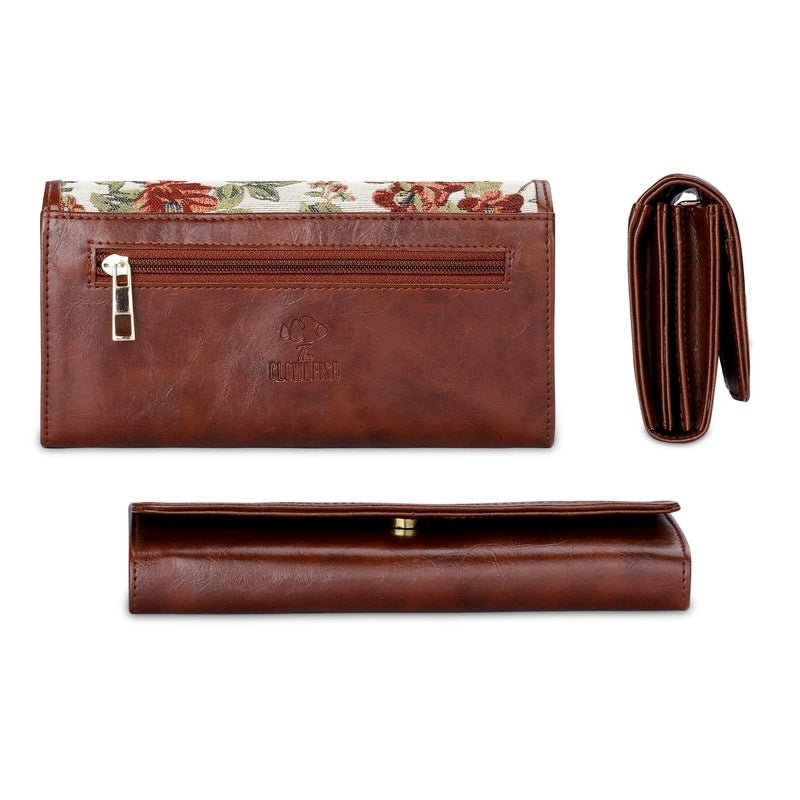 Clownfish tapestry fabric wallet - perfect for college