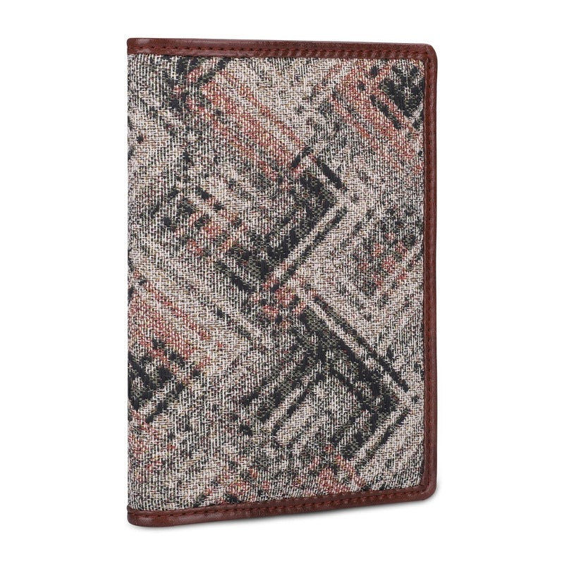 Clownfish Black & White Checks Passport Wallet - Business Trip