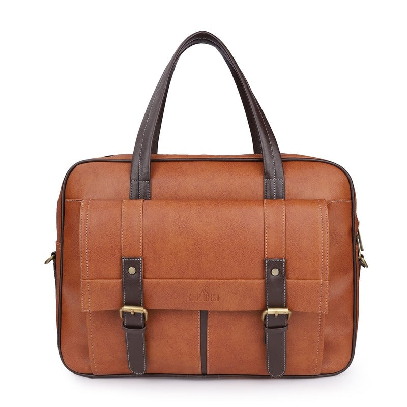 Clownfish Tan Laptop Bag - Stylish Accessories