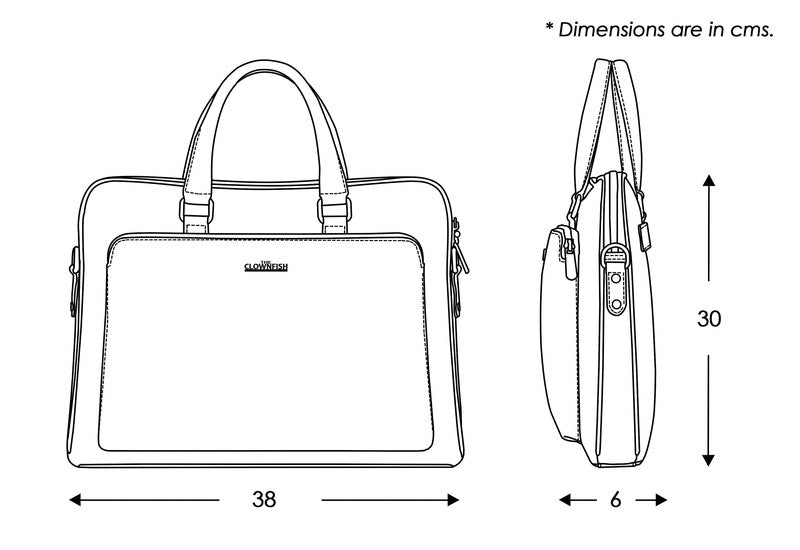 Clownfish laptop briefcase - Business meeting