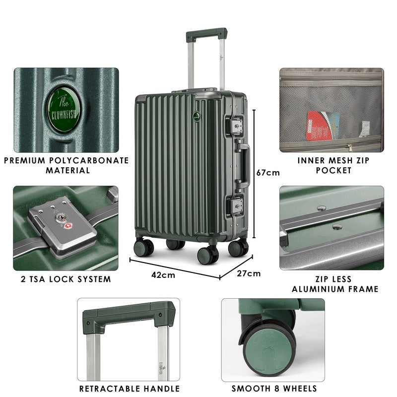 Clownfish Polycarbonate Suitcase - Durable travel gear