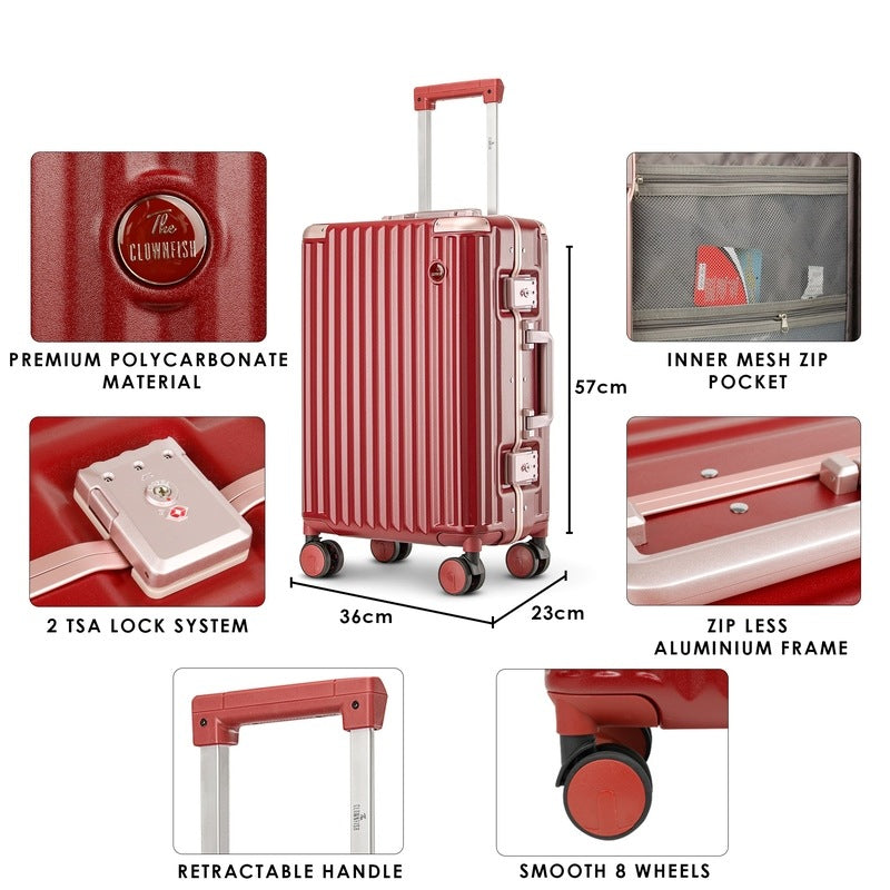 Clownfish Stark Series 22 inch Suitcase - Family Travel