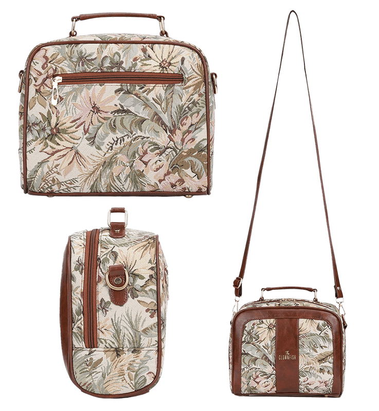Elsie Series Tapestry Crossbody Sling Bag
