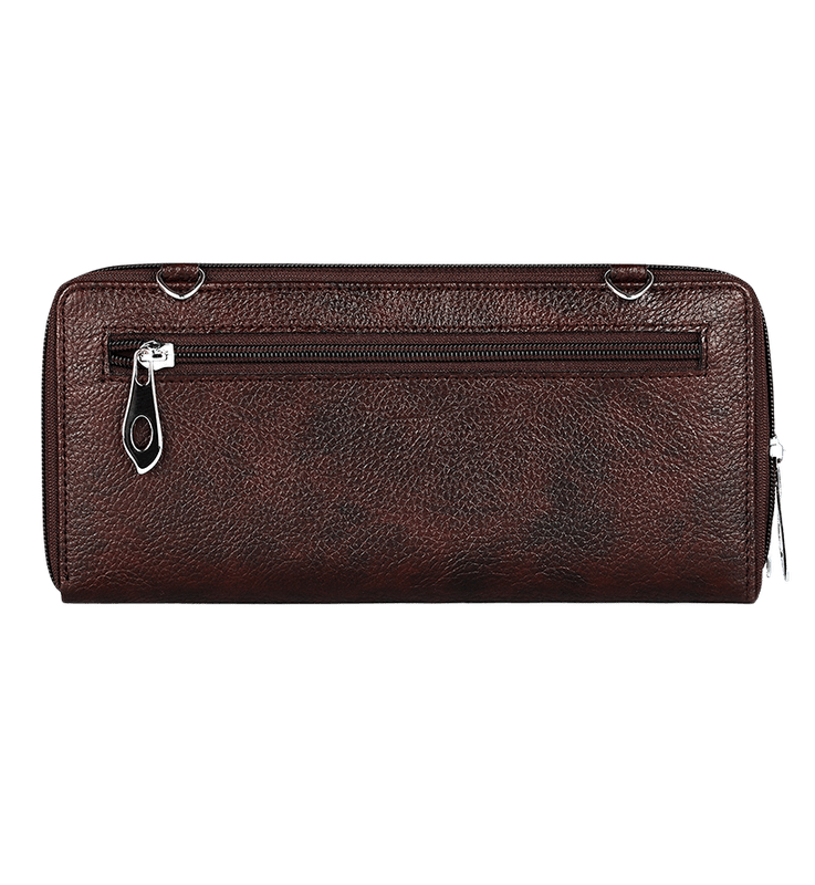 THE CLOWNFISH Dark Brown Women's Wallet