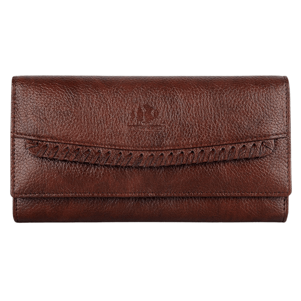THE CLOWNFISH Leatherette Brown Women's Wallet