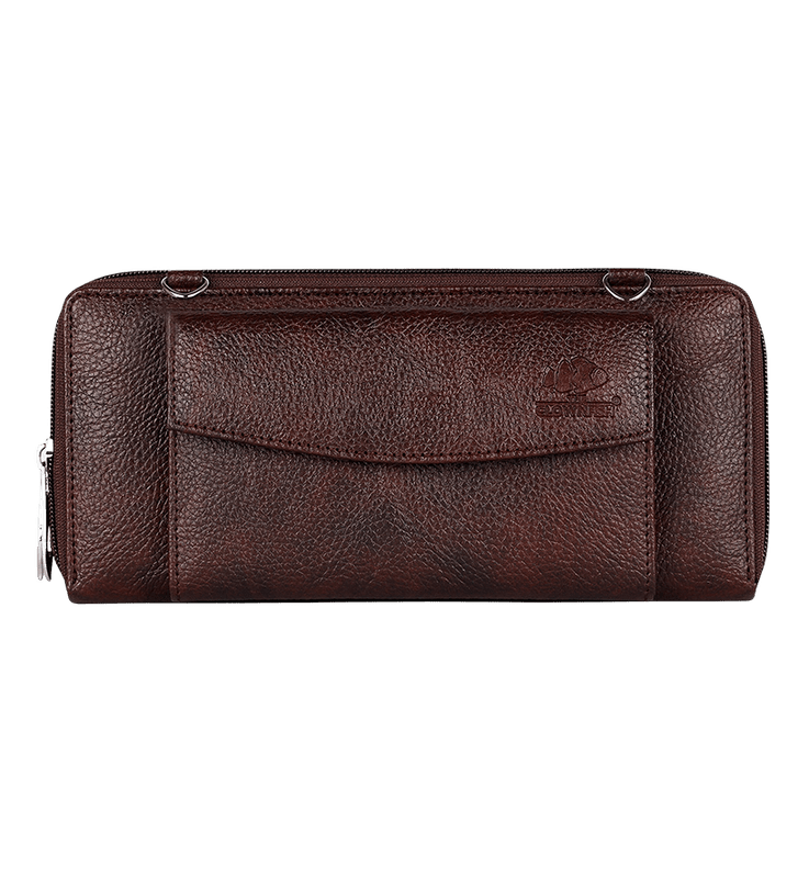THE CLOWNFISH Dark Brown Women's Wallet