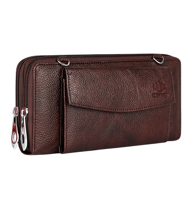 THE CLOWNFISH Dark Brown Women's Wallet