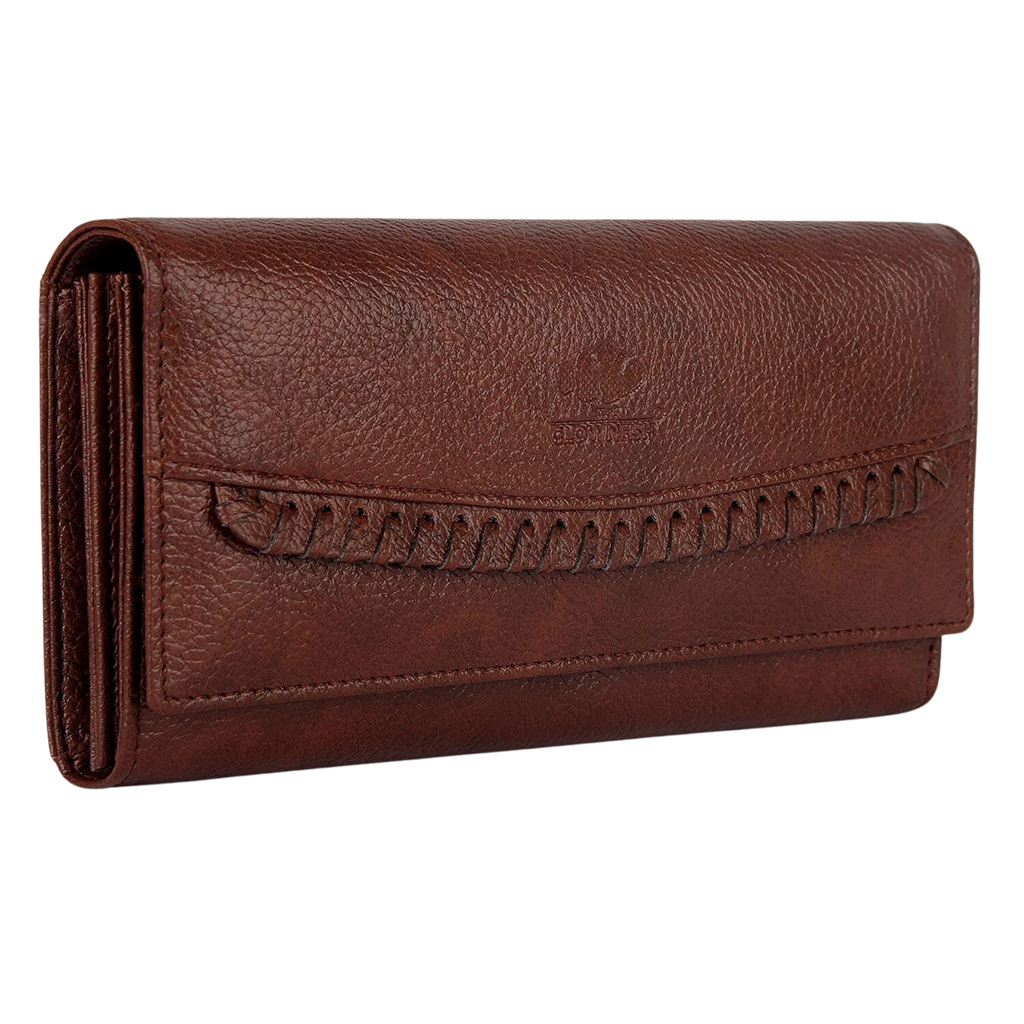 THE CLOWNFISH Leatherette Brown Women's Wallet