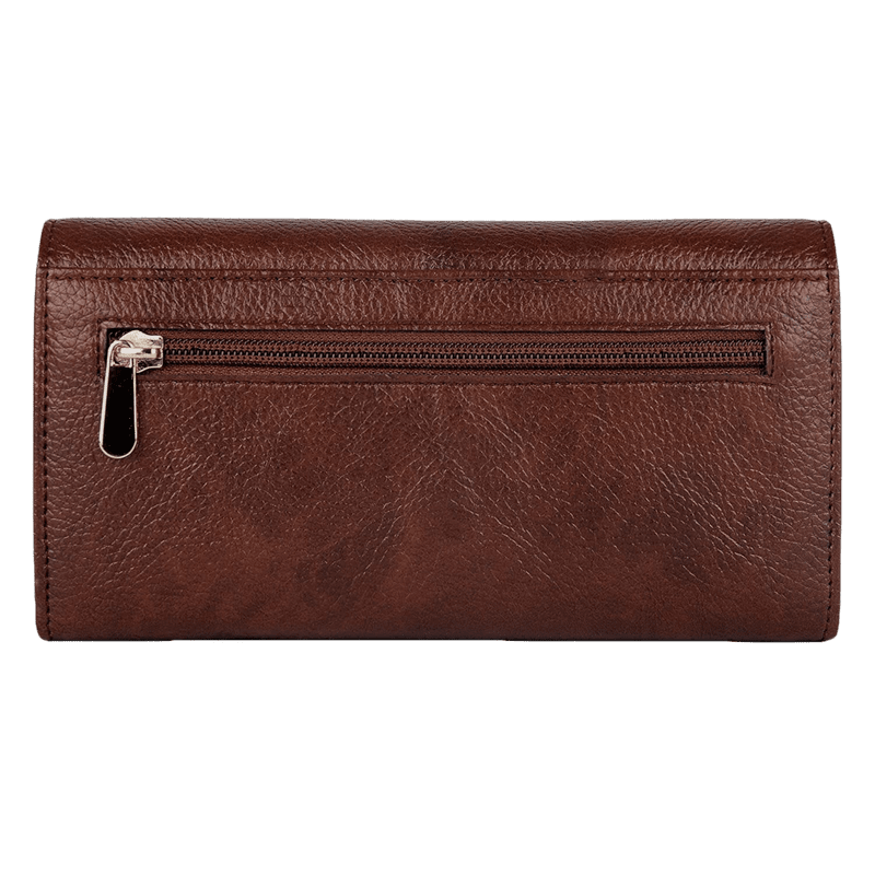 THE CLOWNFISH Leatherette Brown Women's Wallet