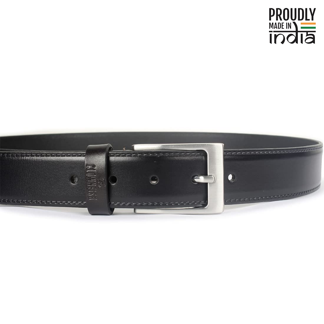 Clownfish men's genuine leather belt - flexible fit