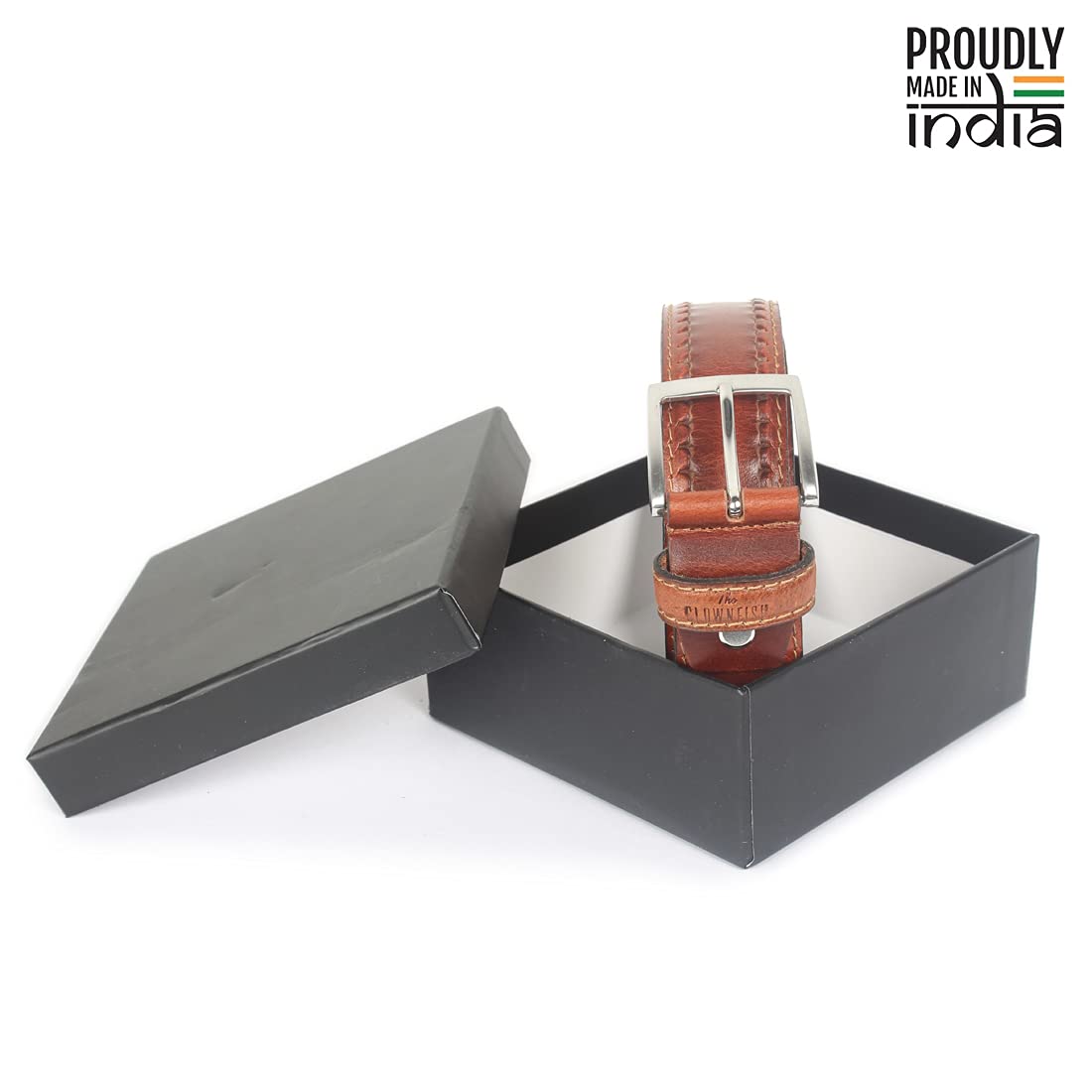 Clownfish leather belt - Casual dressing