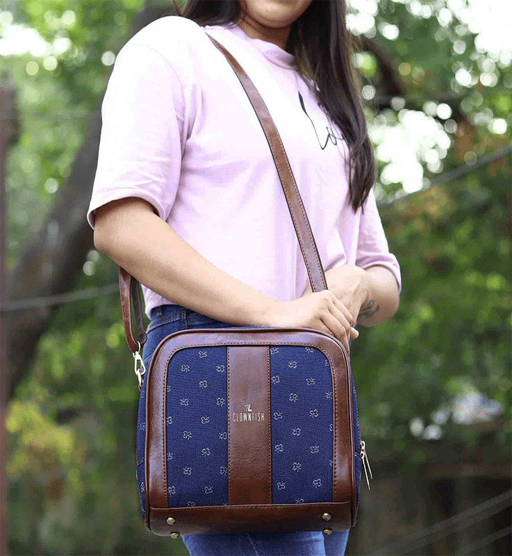Elsie Series Tapestry Crossbody Sling Bag