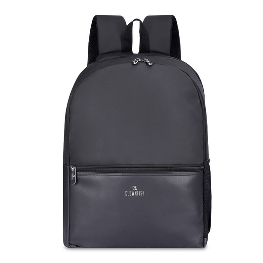 Clownfish Faux Leather Laptop Backpack - Unisex Design