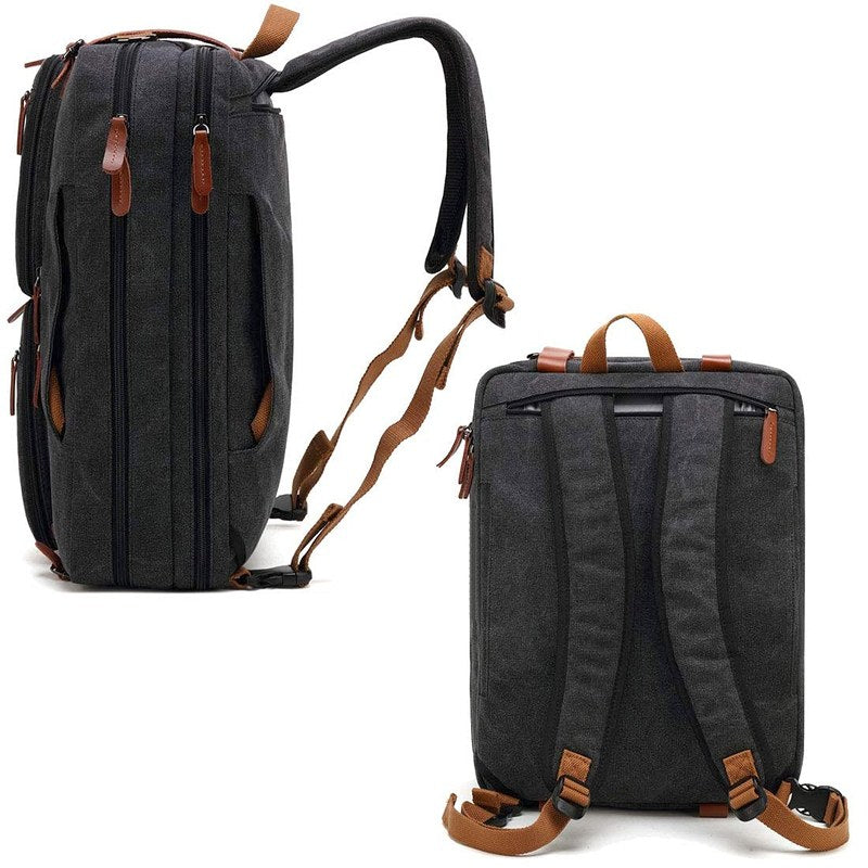 Clownfish Black Briefcase Backpack - Daily Commute