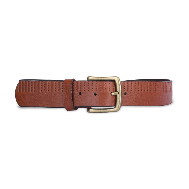 CLOWNFISH Men's Genuine Leather Belt - Gift for Him