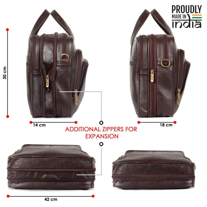 Clownfish faux leather laptop bag - Office use