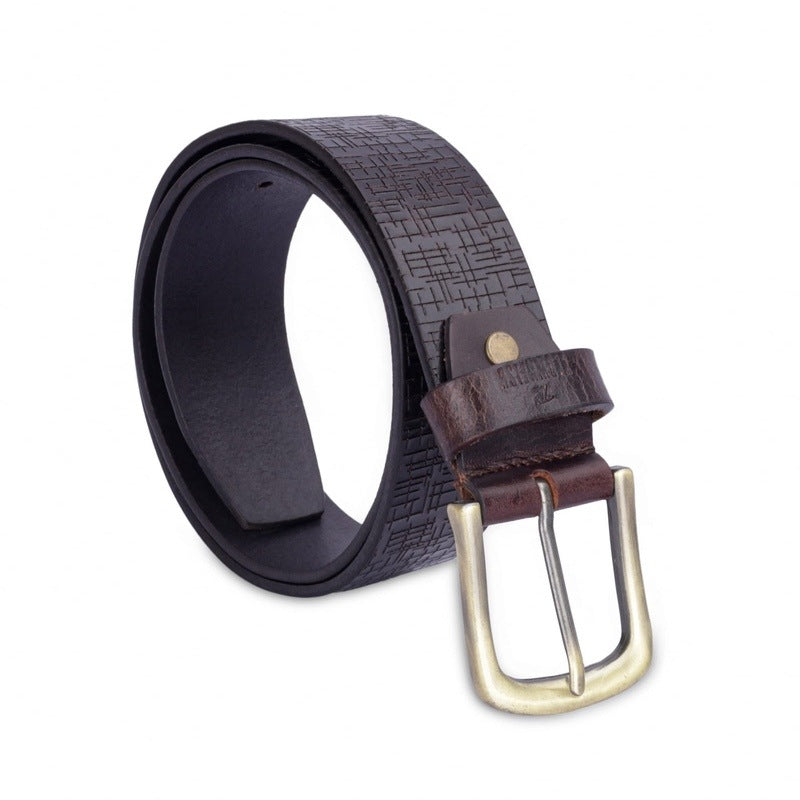Clownfish Stylish Textured Belt - Office Use