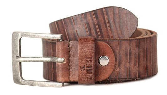 CLOWNFISH men's leather belt - adjustable fit