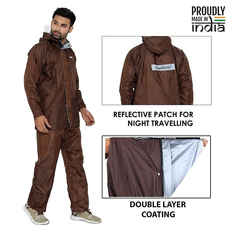 Clownfish raincoat - urban commuting