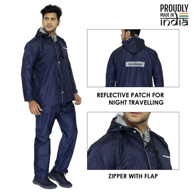 Buy Clownfish Magic Rain Coat For Men Waterproof Stylish XL