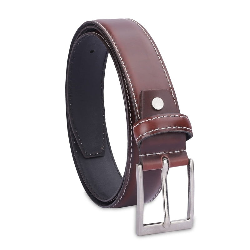Clownfish men's genuine leather belt - comfortable all-day use