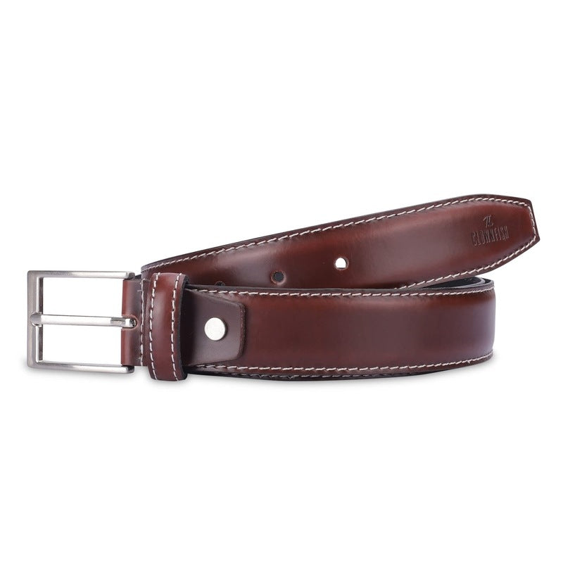 Clownfish men's genuine leather belt - trendy upgrade for outfits
