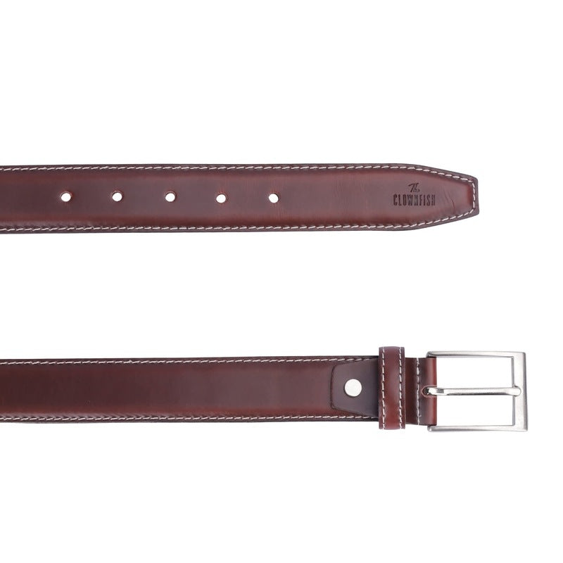 Clownfish men's genuine leather belt - casual outing accessory