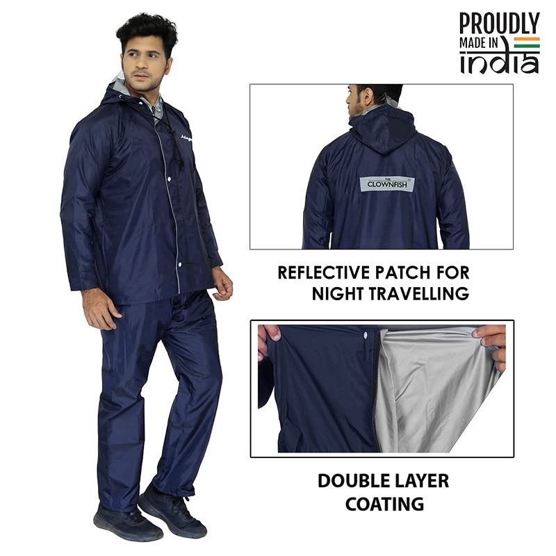 Clownfish Men's Rain Suit - Casual Rain Protection