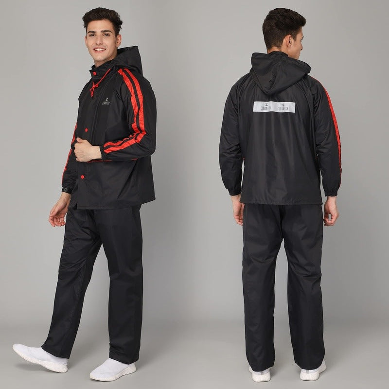 Clownfish black raincoat - safety in low light