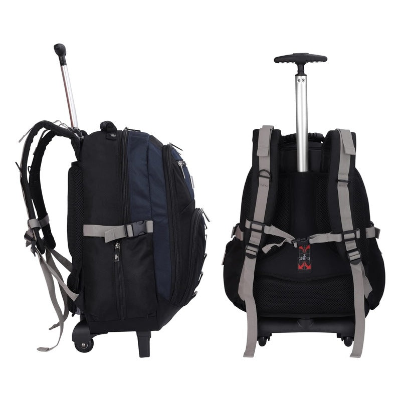 Clownfish navy blue laptop backpack - school commutes
