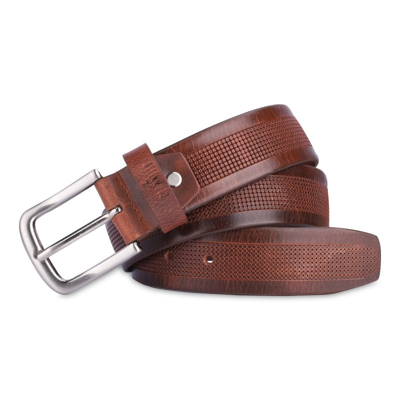 Clownfish genuine leather belt - formal occasions