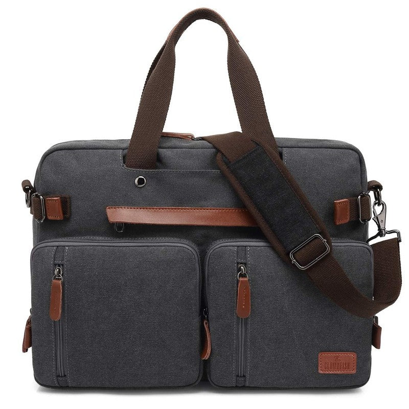 Clownfish grey canvas business backpack - Best for daily use