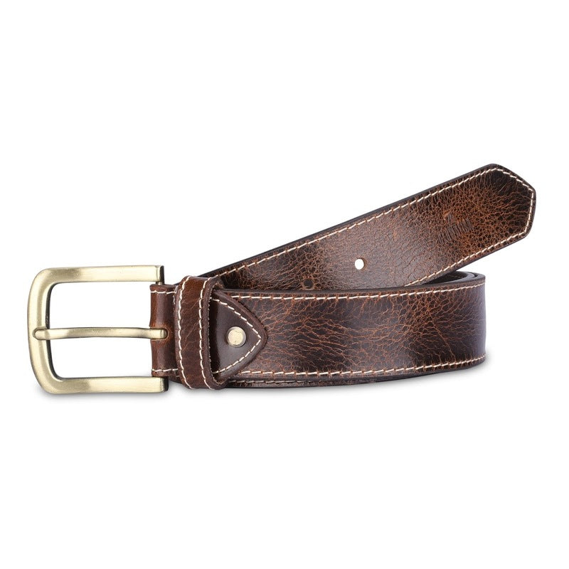 Clownfish men's genuine leather belt - adjustable comfort