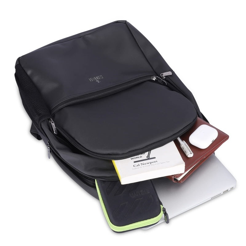 Clownfish Faux Leather Laptop Backpack - Travel