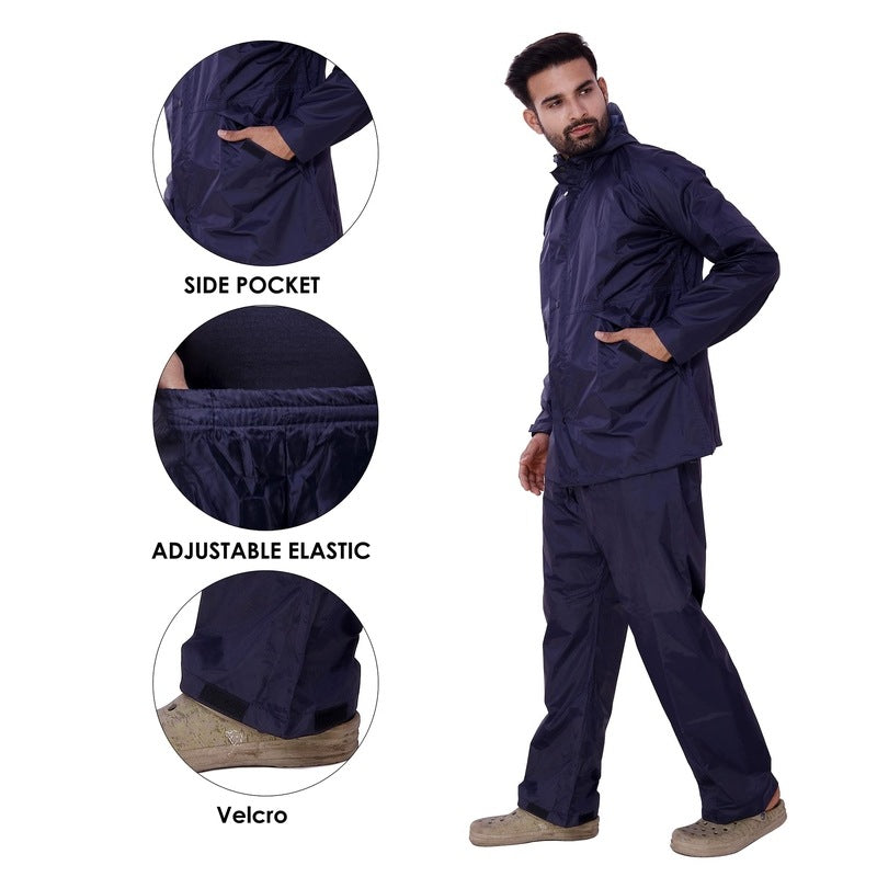 THE CLOWNFISH Bluford Rain Coat - outdoor activity essential