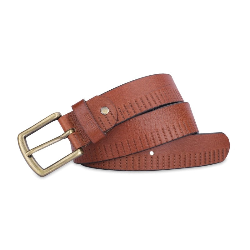 CLOWNFISH Men's Genuine Leather Belt - Office Wear